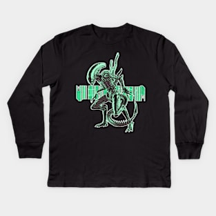 Xenomorph Kids Long Sleeve T-Shirt